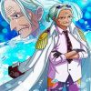 Tsuru One Piece Manga Anime paint by number