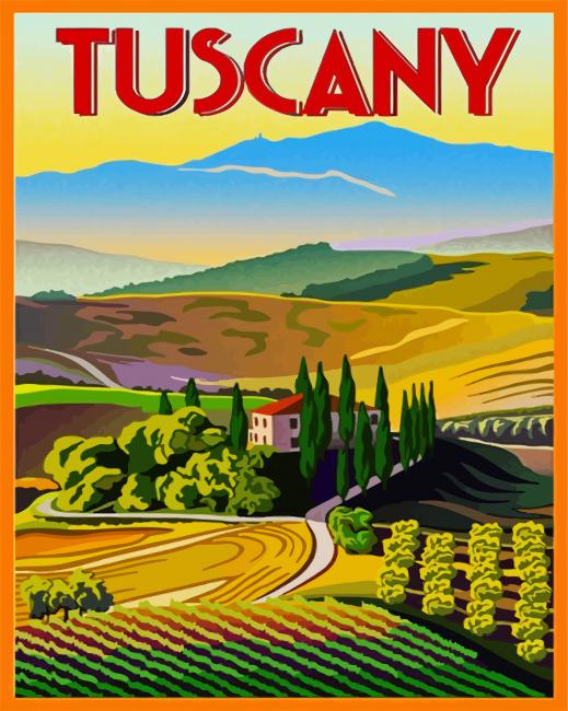 Tuscany paint by number