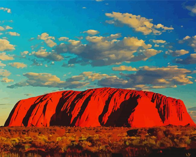 Uluru paint by number