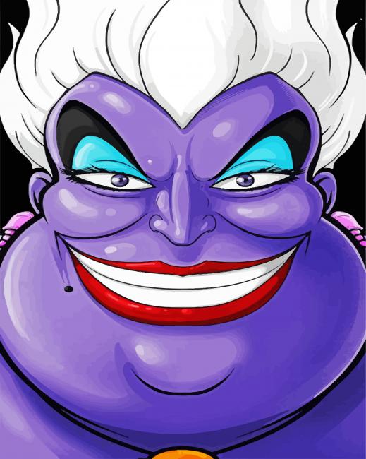 Ursula Face paint by number