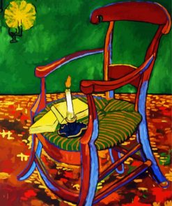 Van Gogh Gauguins Chair paint by number