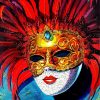 Venetian Mask paint by number