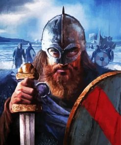 Viking Warrior Art paint by numbers