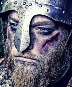 Viking Warrior paint by numbers