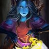 Wizard Lady paint by numbers