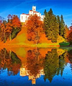 Zagreb Nature Reflection paint by numbers