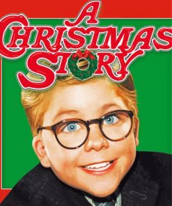 A Christmas Story paint by numbers