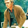 Actor Steve Mcqueen paint by numbers