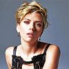 Actress Scarlett Johansson paint by number