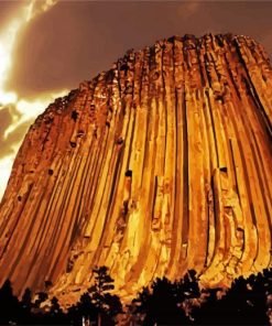 Devils Tower paint by numbers