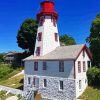 Aesthetic Kincardine Lighthouse paint by numbers