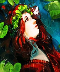 Anime Ophelia paint by number