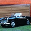 Antique Black Mg Car paint by number