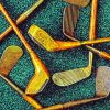 Antique Golf Clubs paint by number