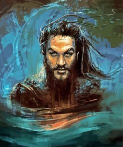 Aquaman paint by number