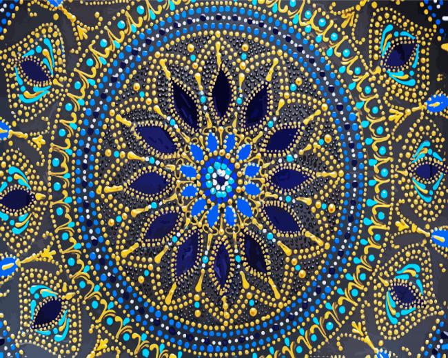 Arabesque Mandala Art paint by number