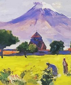 Ararat And Saint Hripsime Church Saryan paint by number