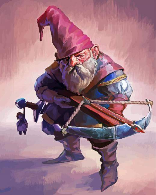 Archer Gnome paint by number
