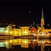 Arendal Norway At Night paint by number