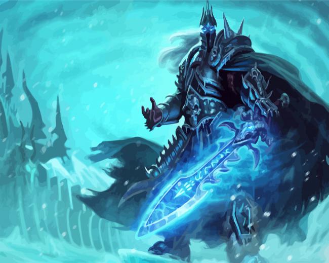 Arthas Menethil Character paint by number