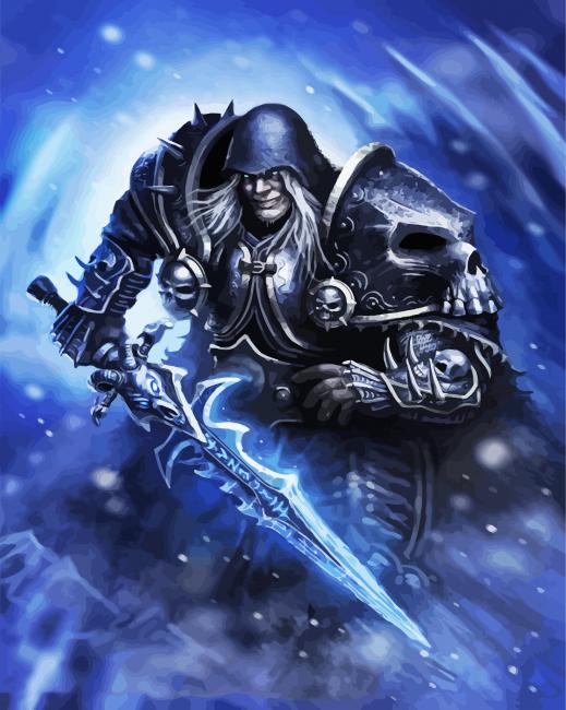 Arthas Menethil Game Character paint by number