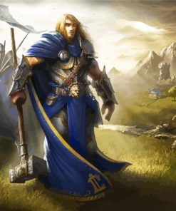 Arthas Menethil Warcraft Art paint by number