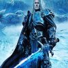 Arthas Menethil Warcraft Character paint by number