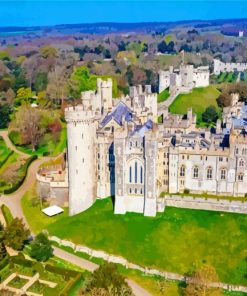 Arundel Castle paint by number