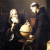 Astronomer Galileo Galilei paint by numbers