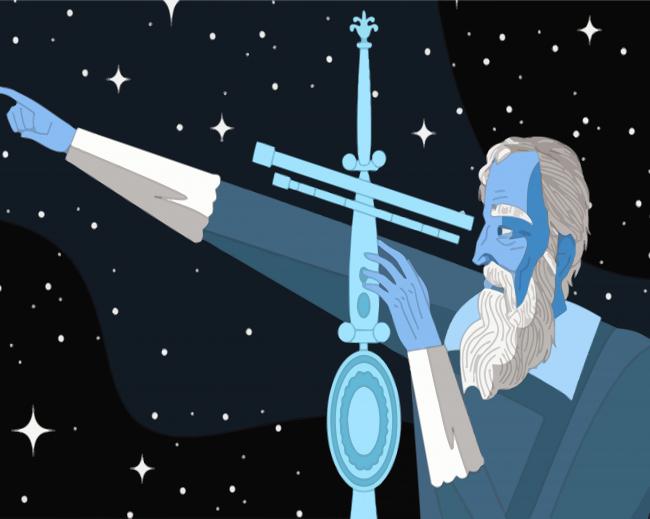 Astronomy Galileo Galilei Art paint by numbers