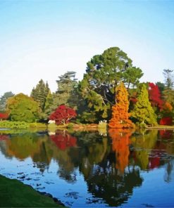 Autumn Sheffield Park And Garden paint by number