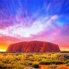 Ayers Rock At Sunset paint by numbers