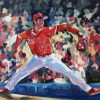 Baseball Pitcher Art paint by number