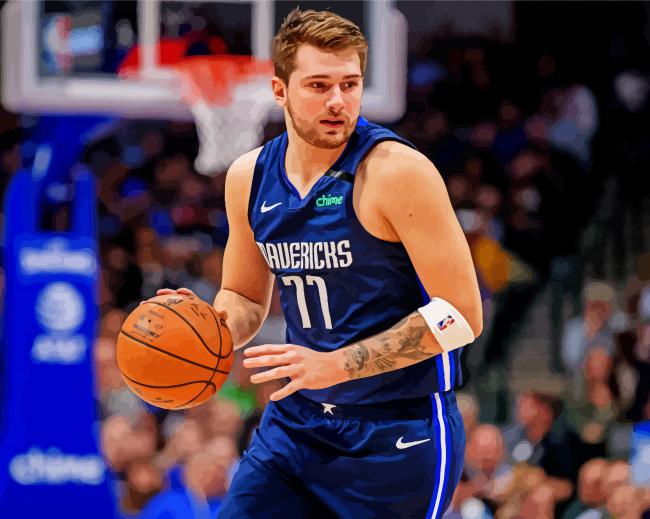 Basketball Player Luka Doncic Sports paint by numbers
