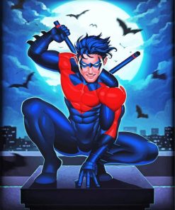 Batman Nightwing paint by number