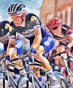 Bicycle Racing paint by number