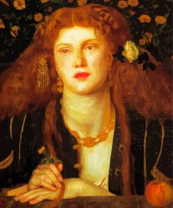 Bocca Baciata Rossetti paint by number