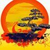 Bonsai Tree Plants paint by numbers
