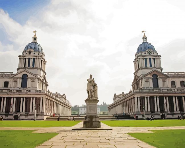 Bourse University Of Greenwich paint by numbers