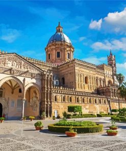 Cattedrale Di Palermo Sicilia paint by number