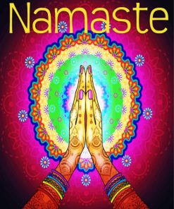 Chakra Namaste paint by number