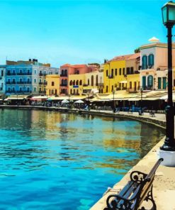 Chania Crete paint by numbers
