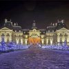 Christmas Frensh Chateau paint by number