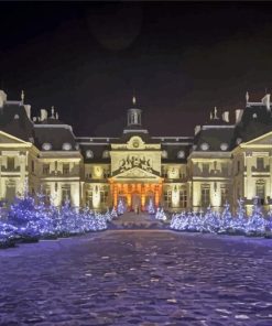 Christmas Frensh Chateau paint by number