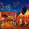 Circus Tents paint by number
