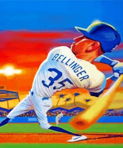 Cody Bellinger Caricature paint by number