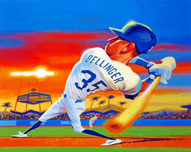 Cody Bellinger Caricature paint by number