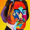 Colorful Salvador Dali paint by number
