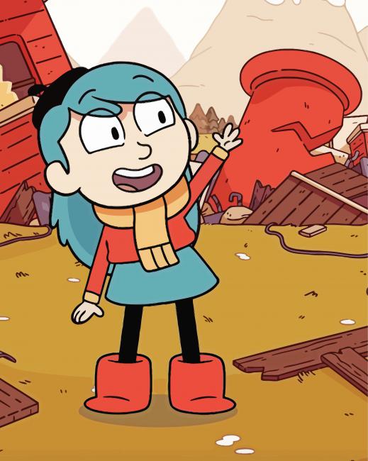 Cute Hilda paint by number