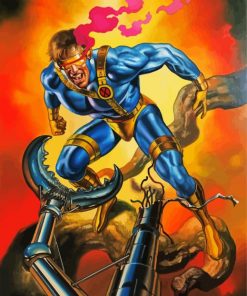 Cyclops X Men Superhero paint by numbers